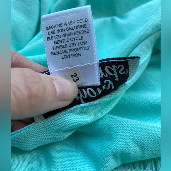 Anthony Richards NWOT Beachy Seaglass Feminine Smocked Casual Travel Tunic 3X - Picture 6 of 6